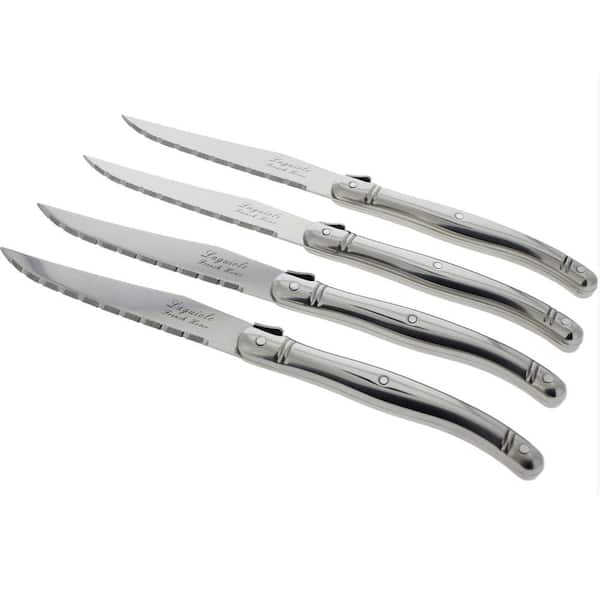 French Home Set of 4 Laguiole Steak Knives, Wood Grain – frenchhome