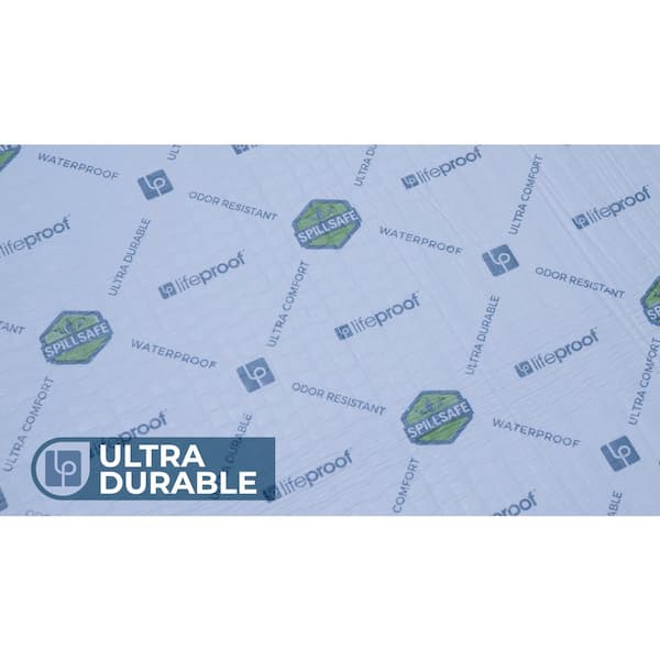LifeProof 1/2 in. Thick Premium Comfort Foam Carpet Pad with Double-Sided, Waterproof, SpillSafe Membrane