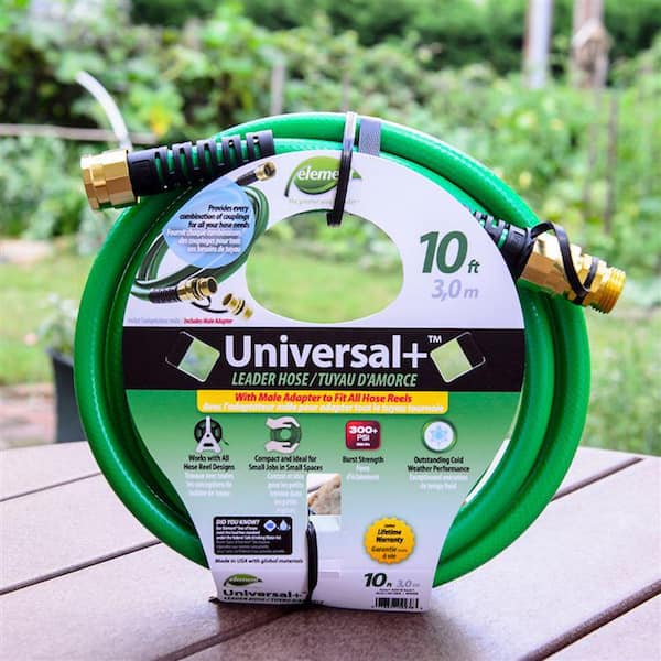 Element Universal+ 1/2 in. x 10 ft. Heavy Duty Leader Hose CELUN12010 - The  Home Depot