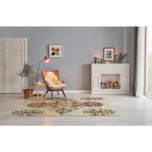 Green Hand-Tufted Wool/Viscose Contemporary Ladan Rug, 8' 9 x 11' 9, Area Rug