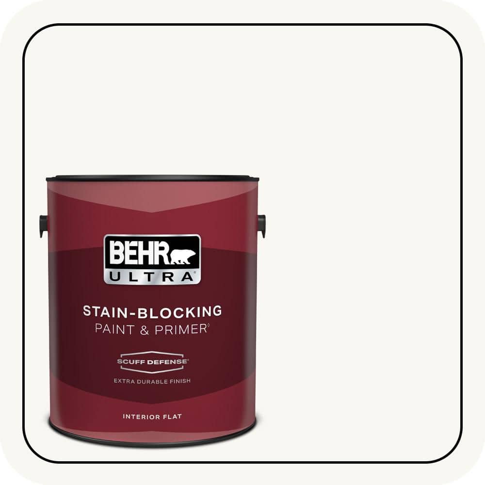 1 gal. Ultra Pure White Extra Durable Flat Interior Paint & Primer price history on PriceWatchPro
