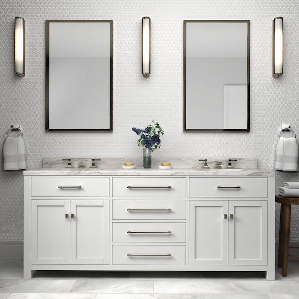 Restore Arctic White 12 in. x 10 in. Glossy Ceramic Hexagon Mosaic Tile (97.2 sq. ft./pallet)