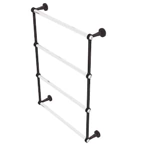 Pacific Beach 4 Tier 24 in. Ladder Towel Bar with Dotted Accents in Venetian Bronze