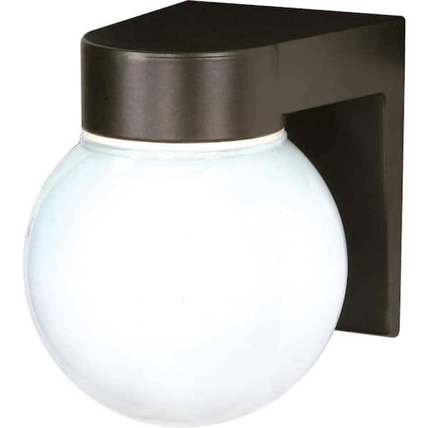 SATCO Nuvo Bronzotic Outdoor Hardwired Wall Lantern Sconce with No Bulbs Included