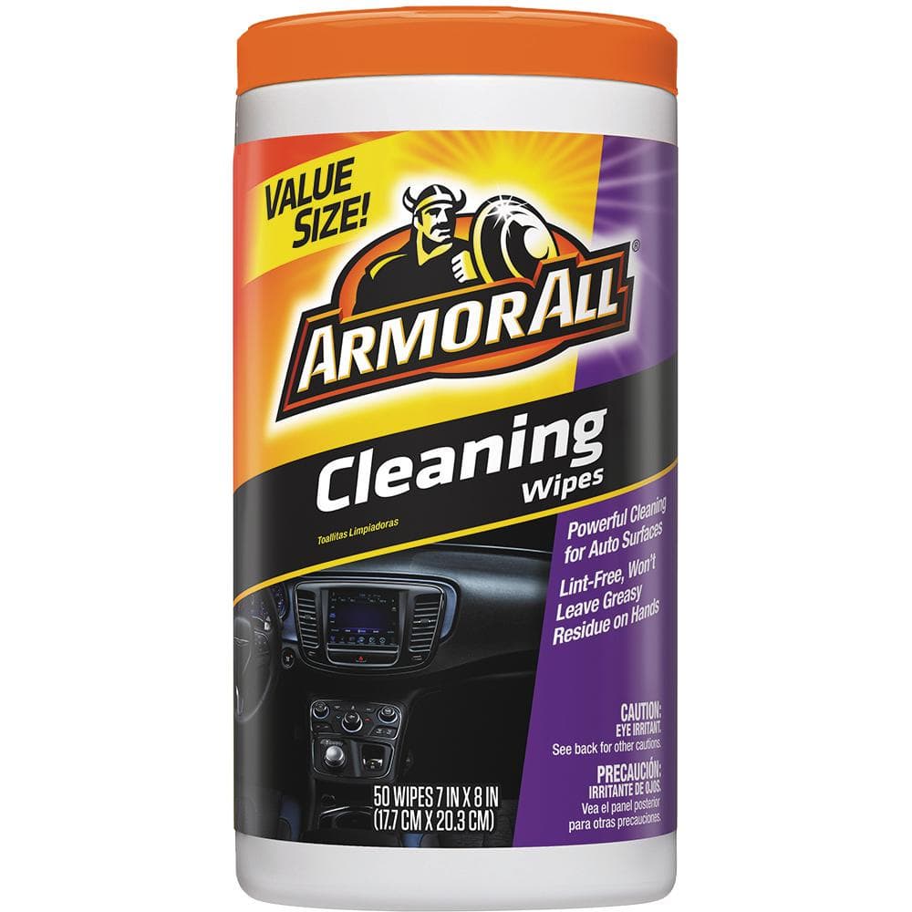 Armor All Air Freshening Cleaning Wipes - New Car Scent (25 Count)