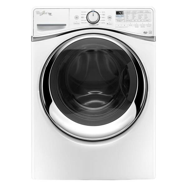 Whirlpool Duet 4.5 cu. ft. High-Efficiency Front Load Washer with Steam in White, ENERGY STAR