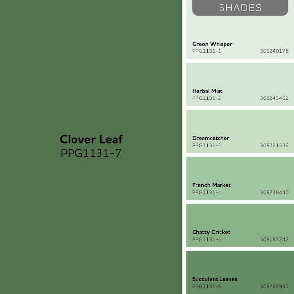 Glidden Premium 1 gal. PPG1131-7 Clover Leaf Flat Interior Latex
