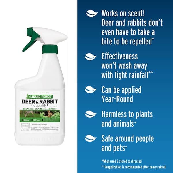 Liquid Fence - 32 oz. Ready-to-Use Deer and Rabbit Repellent
