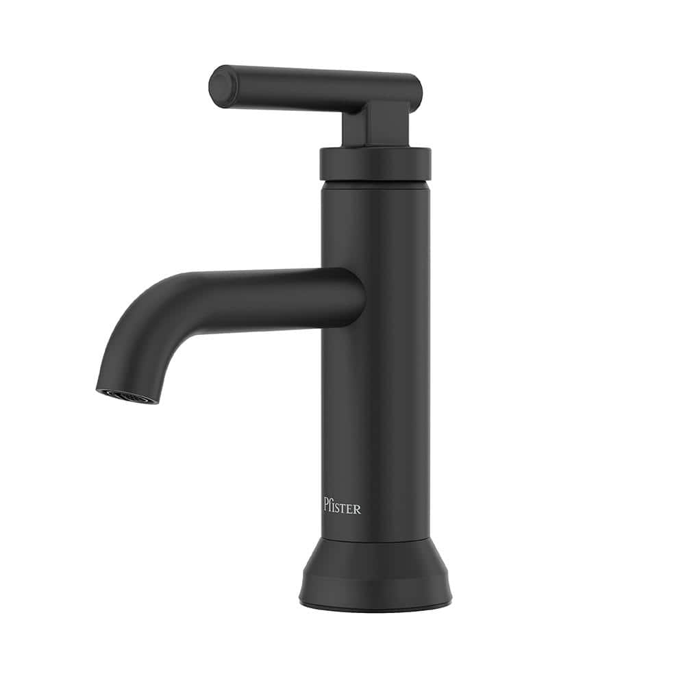 Capistrano Matte Black Single Handle Bathroom Faucet