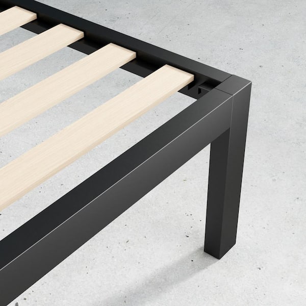 King &amp; Prince - らむ Zinus Lorrick Black Metal King Platform Bed Frame AZ-QSMP