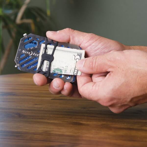 Nite Ize Financial Tool Multi-Tool Wallet in Stainless FMT2-11-R7