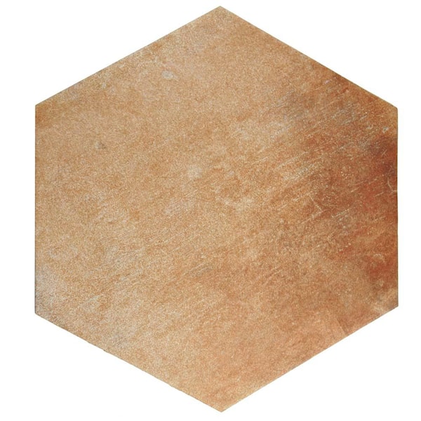 Merola Tile Americana Boston Hex North 11 in. x 12-3/4 in. Porcelain Floor and Wall Take Home Tile Sample