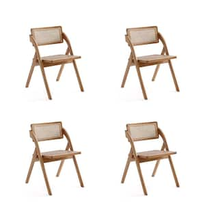 Lambinet Nature Cane Folding Dining Side Chair (Set of 2)