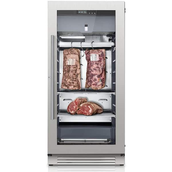 24 in. 8.3 cu. ft. Commercial Dry Aging Refrigerator Beef Meat Steak Aging Machine in Stainless Steel Humidity Control