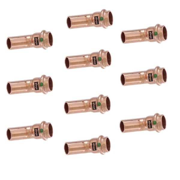Viega ProPress 1/2 in. Press x 1/2 in. FTG Copper 45-Degree Street Elbow (10-Pack)