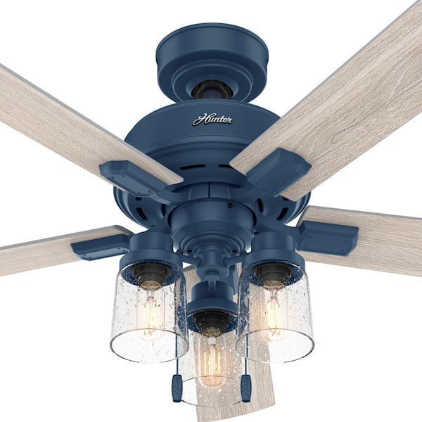 Led Indoor Indigo Blue Ceiling Fan
