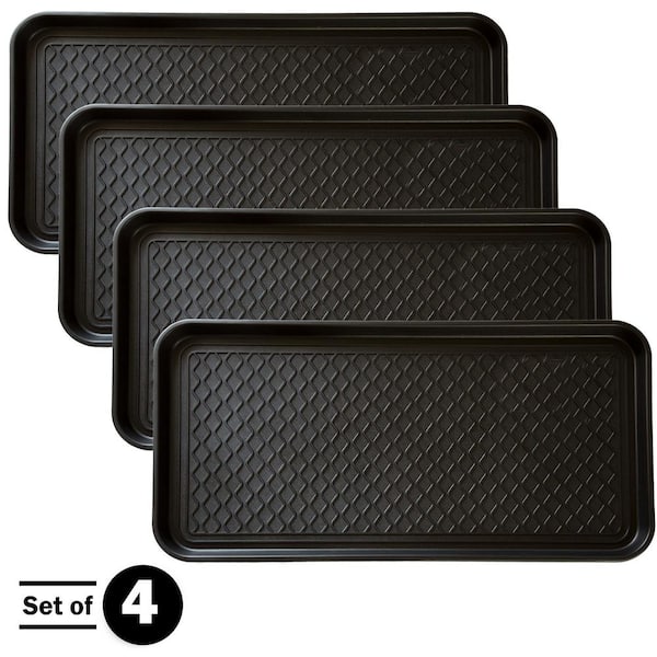 Large Boot Tray Set, Recycled Plastic Tray + Grid