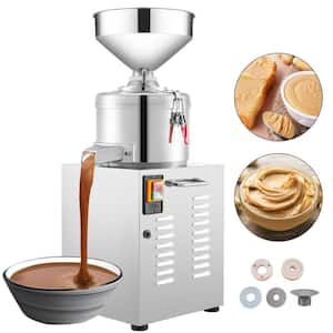 15000g/h Commercial Electric Grinder mill Machine Stainless Steel, 110-Volt Grinder peanut butter machine Silver