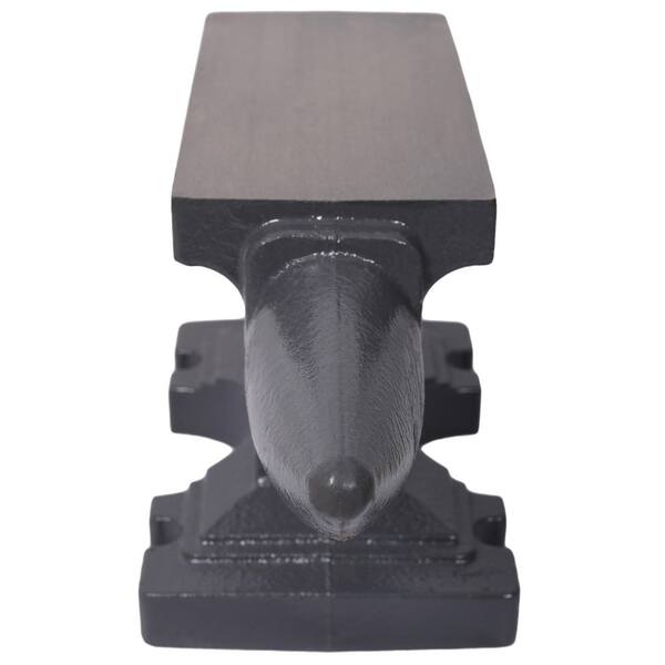 Tidoin 24 lb. Cast Iron Anvil with Single Horn Round Horn and