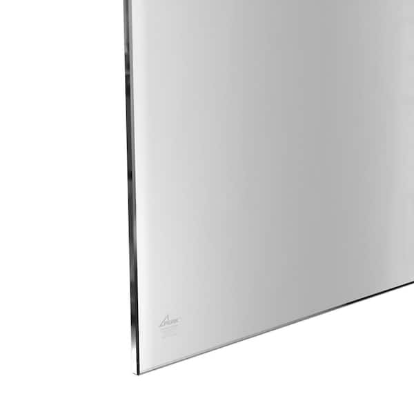 30-7/16 in. H x 27 in. W Clear Aluminum Deck Railing Tempered Glass Panel for 36 in. High System