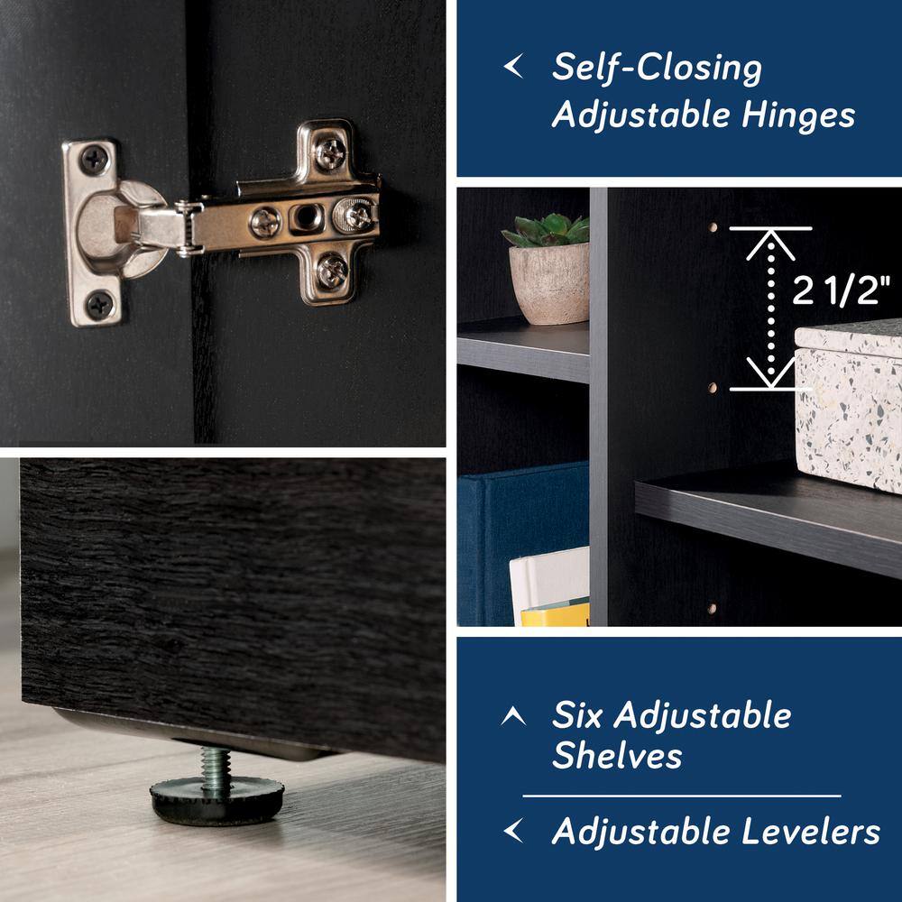 Raven Oak Adjustable Shelving Office Storage Cabinet