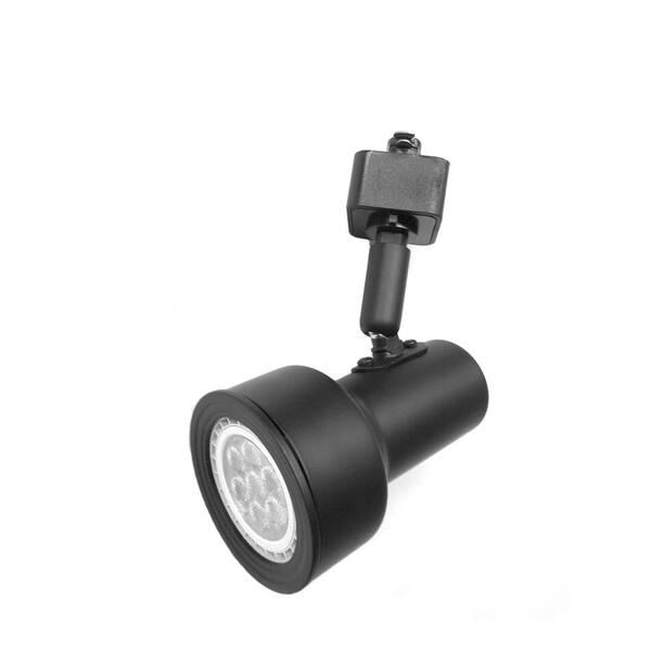 Photo 1 of 1-Light Black LED Linear Track Lighting Mini Step Head