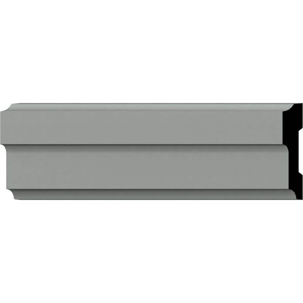 Gray Polyurethane Milton Chair Rail Molding 94.5" Length