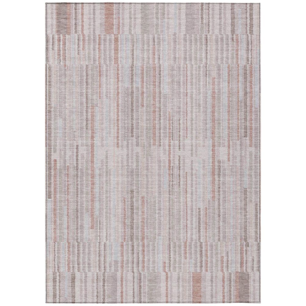 Chantille Machine Washable Indoor/Outdoor Abstract ACN2102 Coral 3 ft. x 5 ft. Area Rug price history on PriceWatchPro