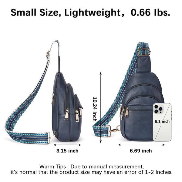 Sling Backpack Small Crossbody Bags For Travel Numhew Blue  display picture 1