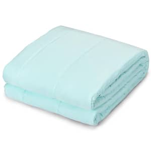 7 lbs. 41 in. x 60 in. Cooling Weighted Blanket Luxury Cooler Version Cotton and Glass Beads