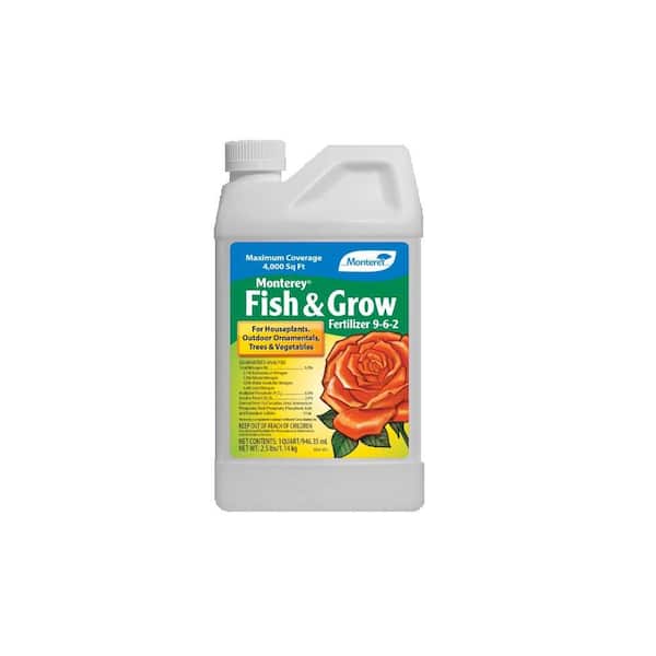 12 qt. 16,000 sq. ft. Fish and Grow Organic Liquid Plant Fertilizer 9-6-2