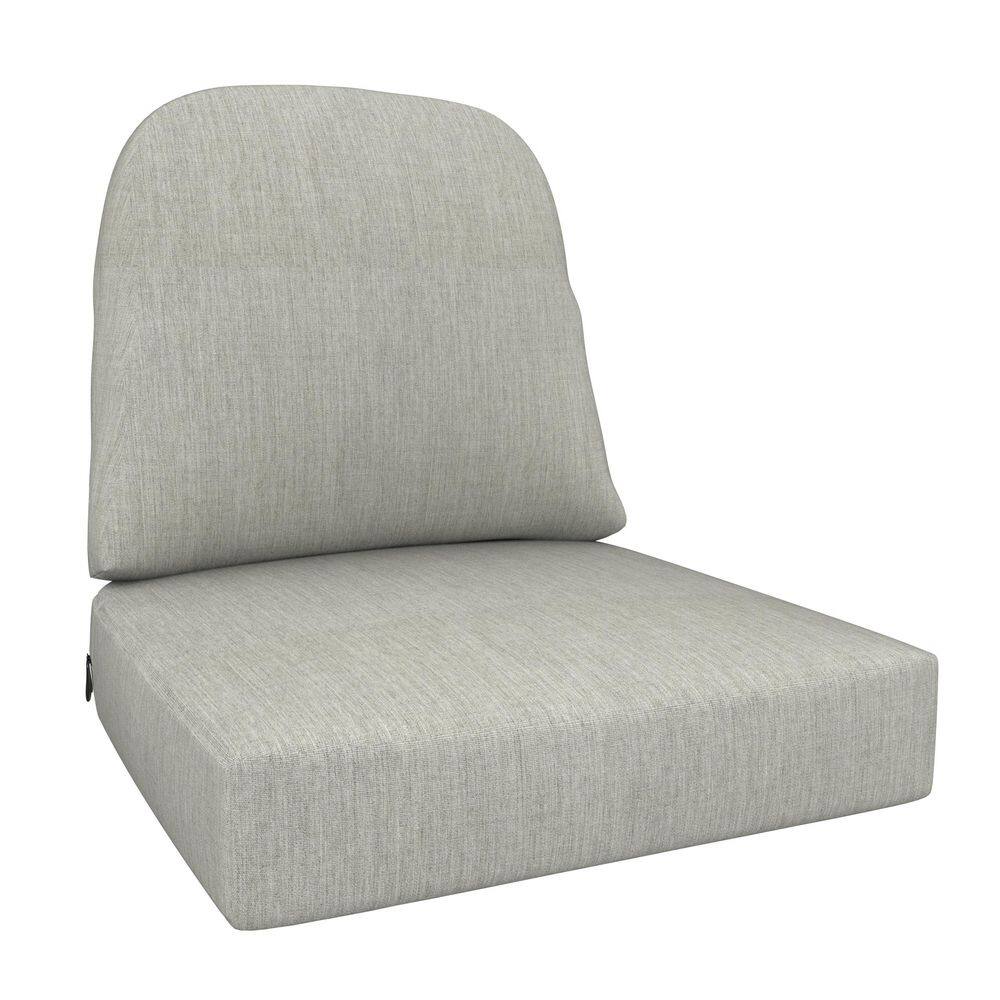 22 in. W x 24 in. D Sunbrella Deep Seat Outdoor Adirondack Chair Replacement Cushion in Off-White price history on PriceWatchPro