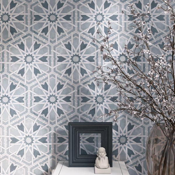 Radiant Sage Gray Hexagon 7.88 in. x 9.45 in. Matte Porcelain Floor and Wall Tile (9.9 sq. ft. /Case)