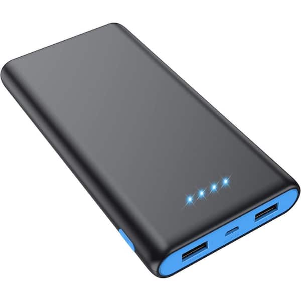 EKIEUDL 25800mAh Portable Charger Power Bank Huge Capacity External Battery Pack with 4 LED Indicator in Black