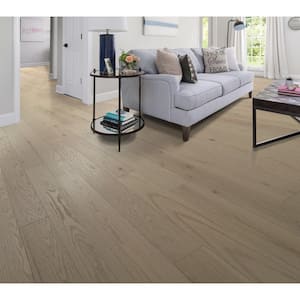 Serenity Rifle Red Oak 1/2 In. T X 6.38 in. W Tongue and Groove Engineered Hardwood Flooring (25.4 sq.ft./case)