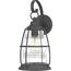 Quoizel Admiral 1-Light Black Outdoor Wall Lantern Sconce AMR8406MB