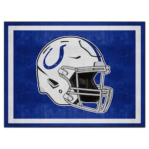 Indianapolis Colts Navy 8 ft. x 10 ft. Plush Area Rug