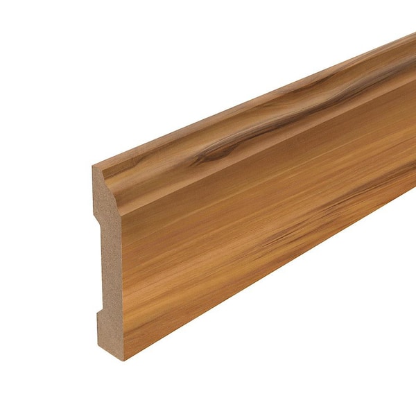 PERFORMANCE ACCESSORIES Sedona 0.62 in. T x 3.3 in. W x 94.5 in. L Textured Wood Look Laminate Moulding/Trim Base Molding