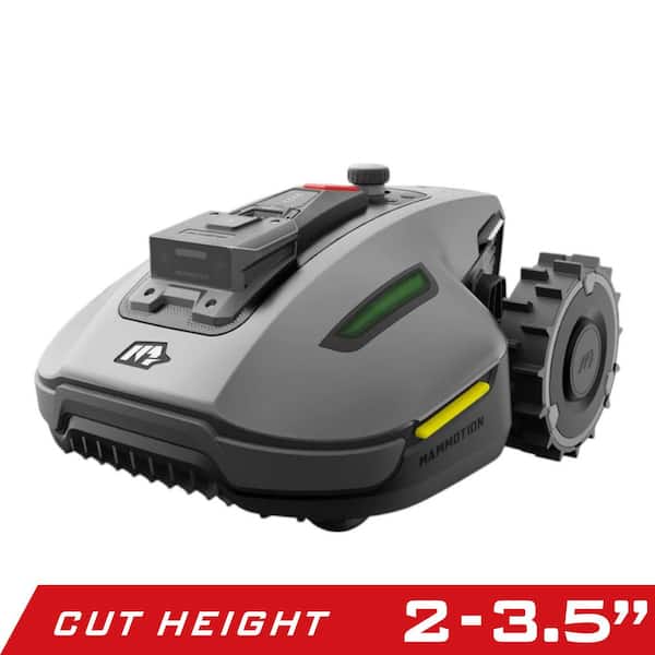 Yuka mini 7.5 in. Robot Lawn Mower (1/3 Acre) Adjustable Cutting Height (2 in. - 3.5 in.), All Terrain, AI Vision