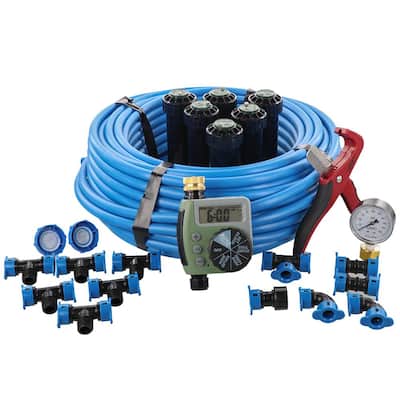 In-Ground 1/2-Inch Sprinkler System with Hose Faucet Timer