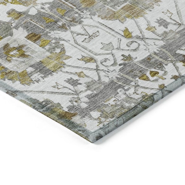 Chantille Machine Washable Indoor/Outdoor Abstract ACN1732 Linen 3 ft. x 4 ft. Area Rug