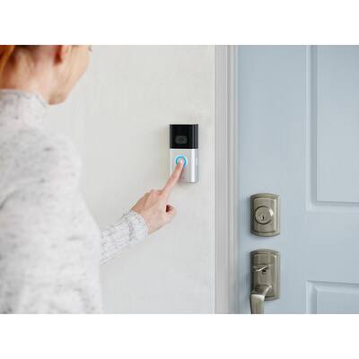 Wireless and Wired Video Doorbell 3 Smart Home Camera with Echo Show 5- Sandstone