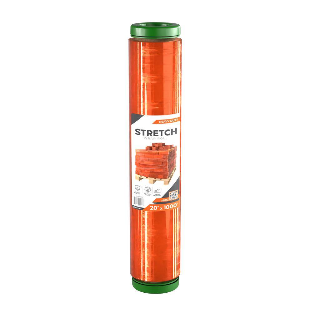 Clear Stretch Film Roll 15"x1000ft - Shrink Wrap