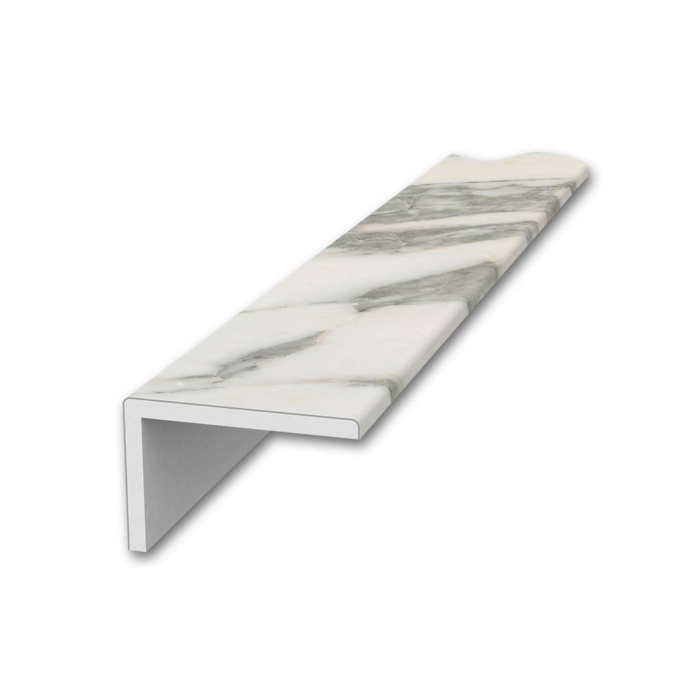 3 in. x 96 in. Remodel Trim with 2 in. Lip in Calcutta Gold price history on PriceWatchPro