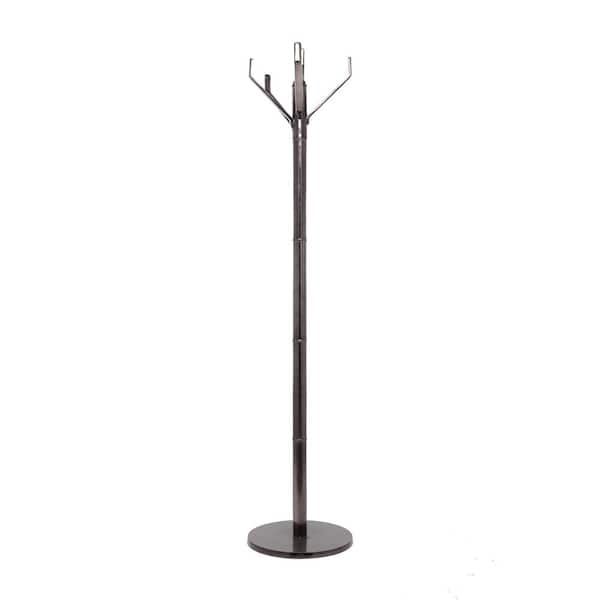 Novogratz Black Aluminum Contemporary Coat Rack 041023 - The Home Depot