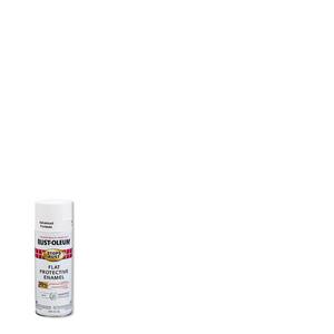 Rust-Oleum Stops Rust 12 oz. Protective Enamel Flat White Spray Paint ...