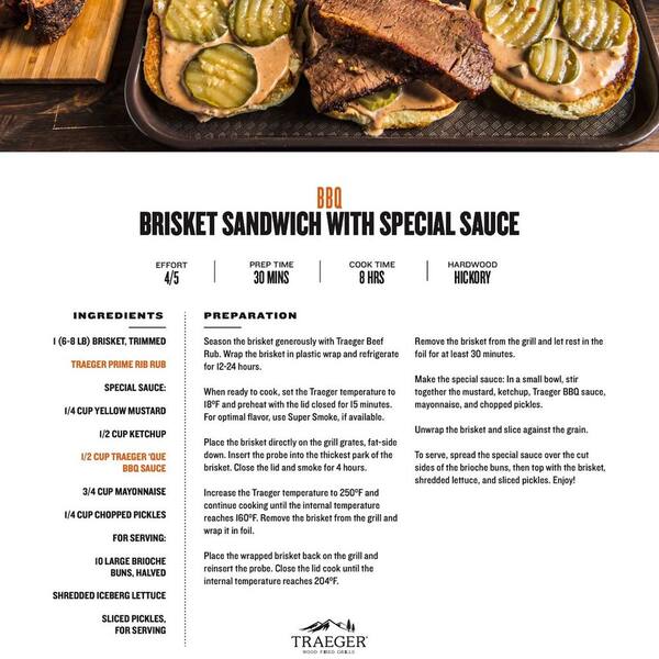 Traeger Brisket Sandwich Starter Kit HD0003 - The Home Depot