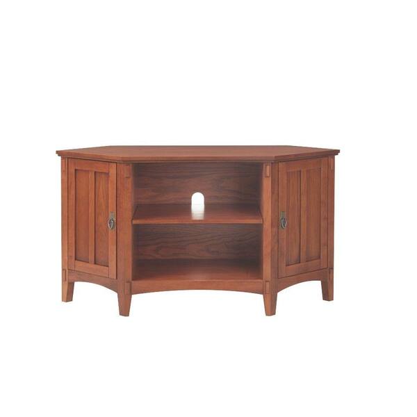 Home Decorators Collection Artisan Medium Oak Storage Entertainment Center