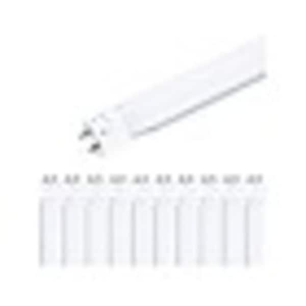 Viribright 18-Watt (32-Watt Equivalent) Ballast Bypass T8 4 ft. 2350 Lumens Frosted Lens LED Light Bulb Tube (2-Pack) 6000K