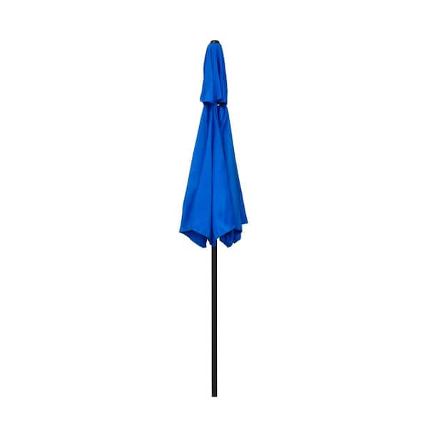 Astella 9 ft. Steel Market Push Tilt Patio Umbrella in Polyester